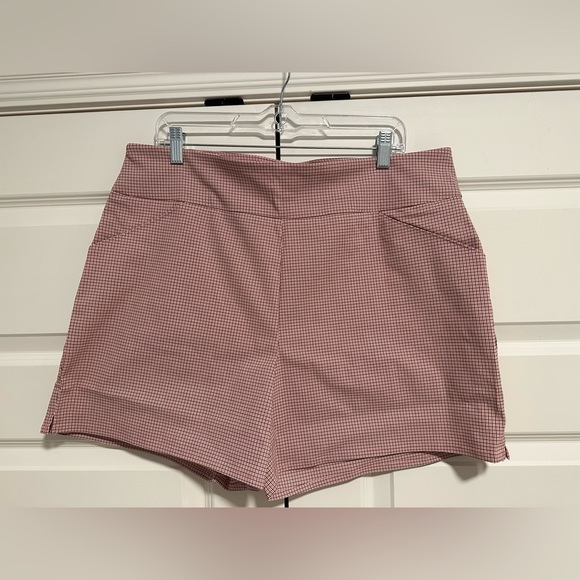 Versona Pants - NWT Versona Chasing the Sun Pink Gingham Shorts XXL